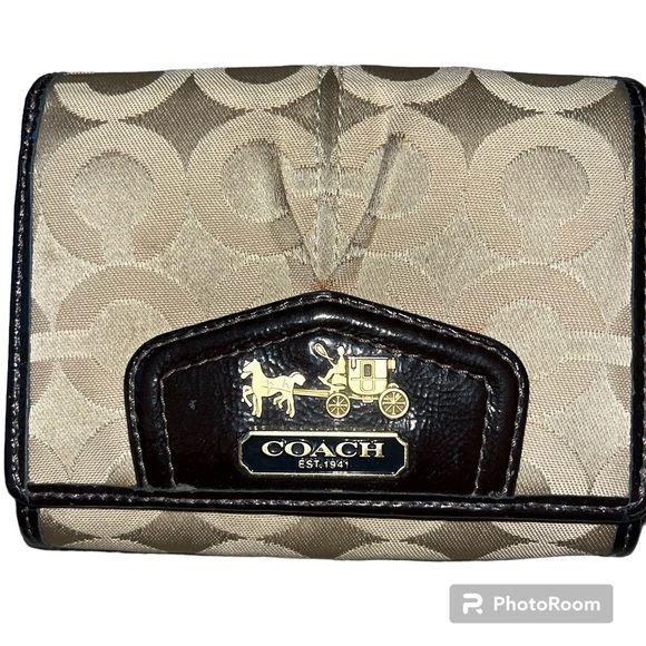 COACH bag Leah & wallet with dust bag and Coach tag - Picture 7 of 16